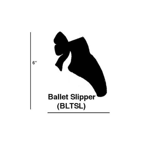 Ballet Slipper Cookie Cutters Set Of 6